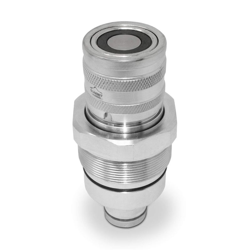 Summit Hydraulics Kubota V1311-77150 Replacement Hydraulic Female Flat Face Quick Coupler Skid Steer Cartridge Manifold - Image 1